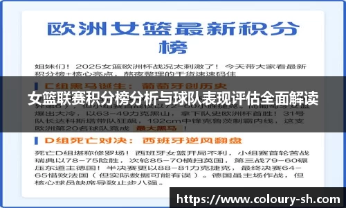 女篮联赛积分榜分析与球队表现评估全面解读